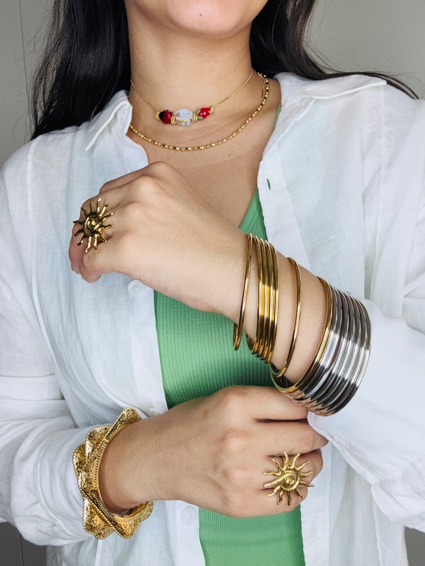 Merit bangle Plata