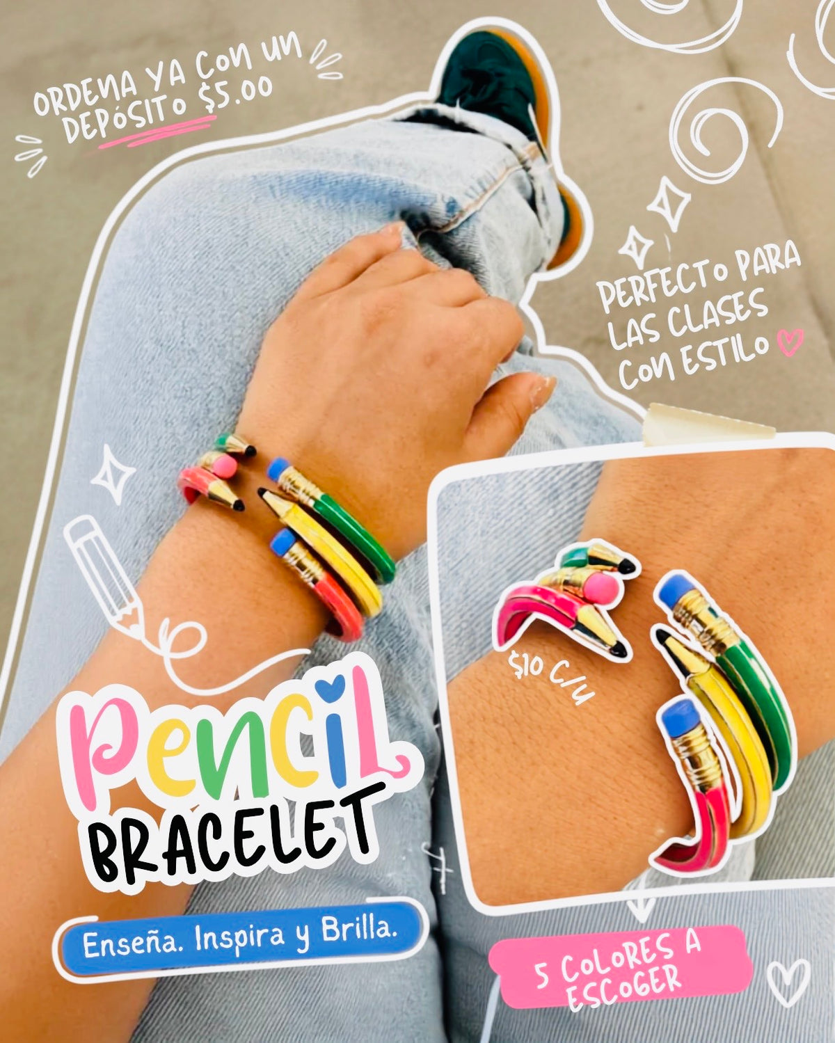 Pencil Bracelet